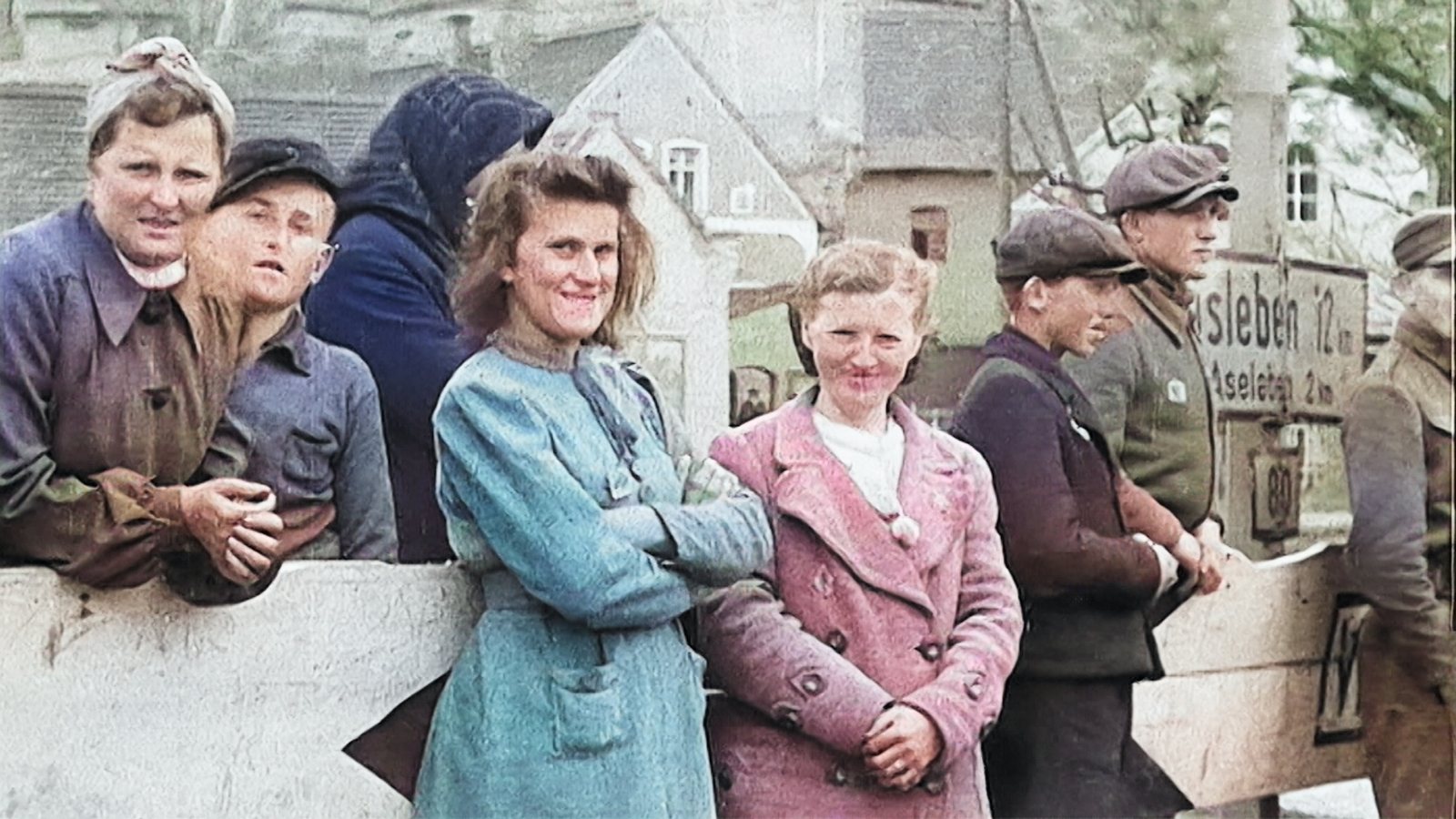 Historische Aufnahme aus dem Jahr 1945 bei Seeburg