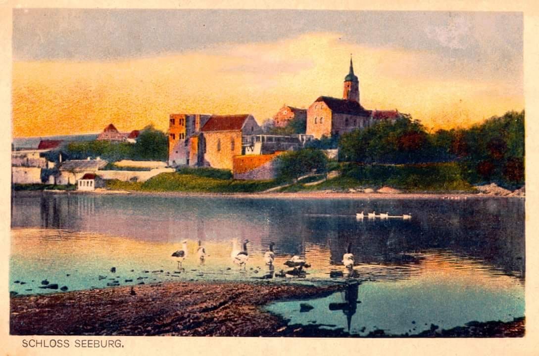 Historische Postkarte von Schloss Seeburg